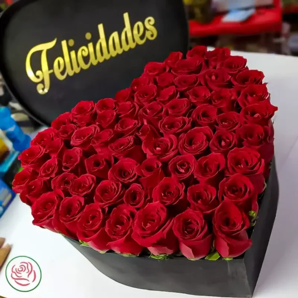 💖 Corazón en Flor: El Regalo Más Romántico y Sofisticado 💖